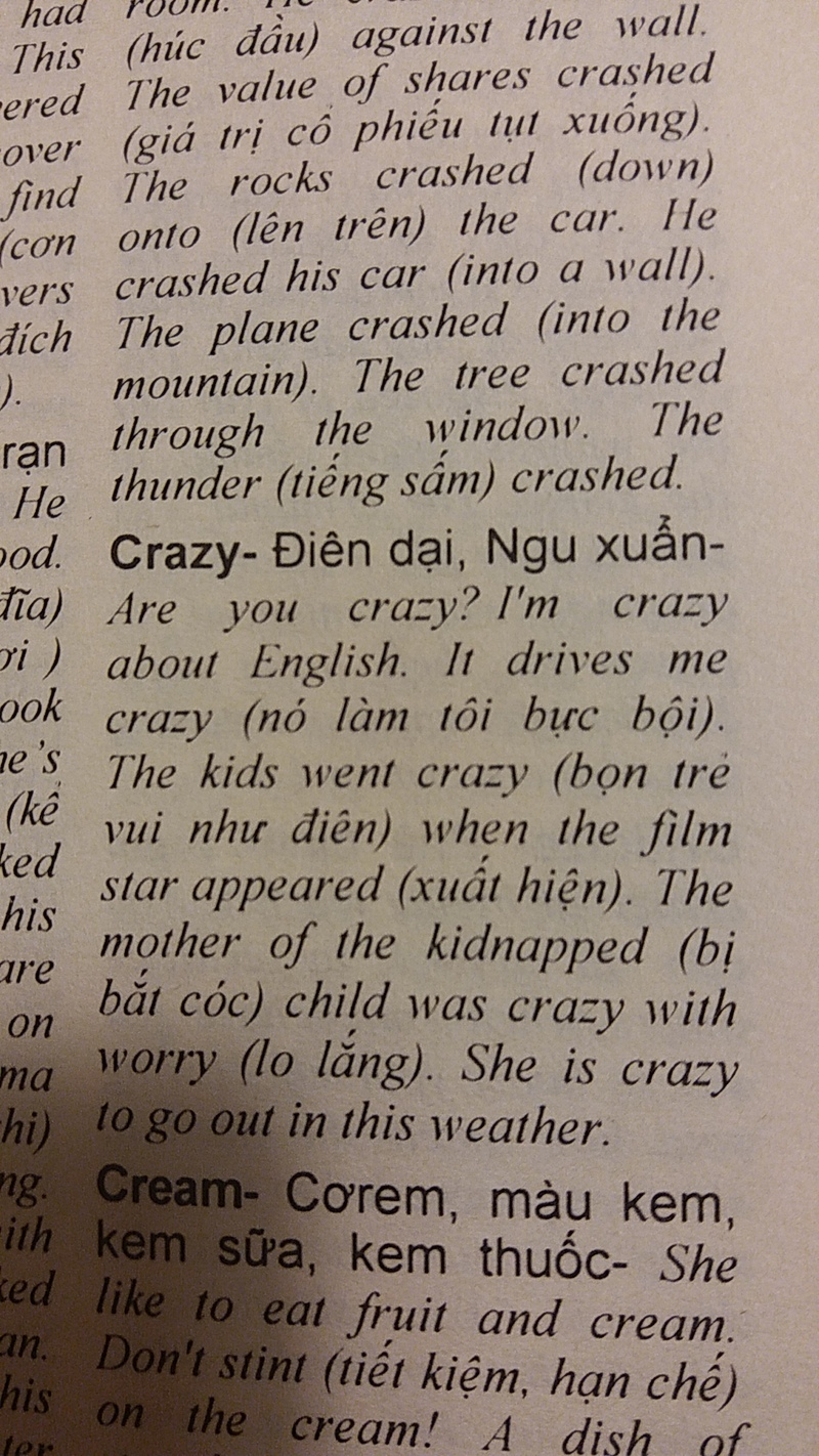 crazy sentences 是什麼意思
