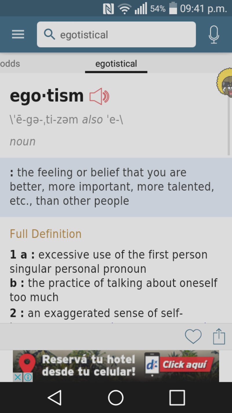 egotistical和egocentric 有什么区别?