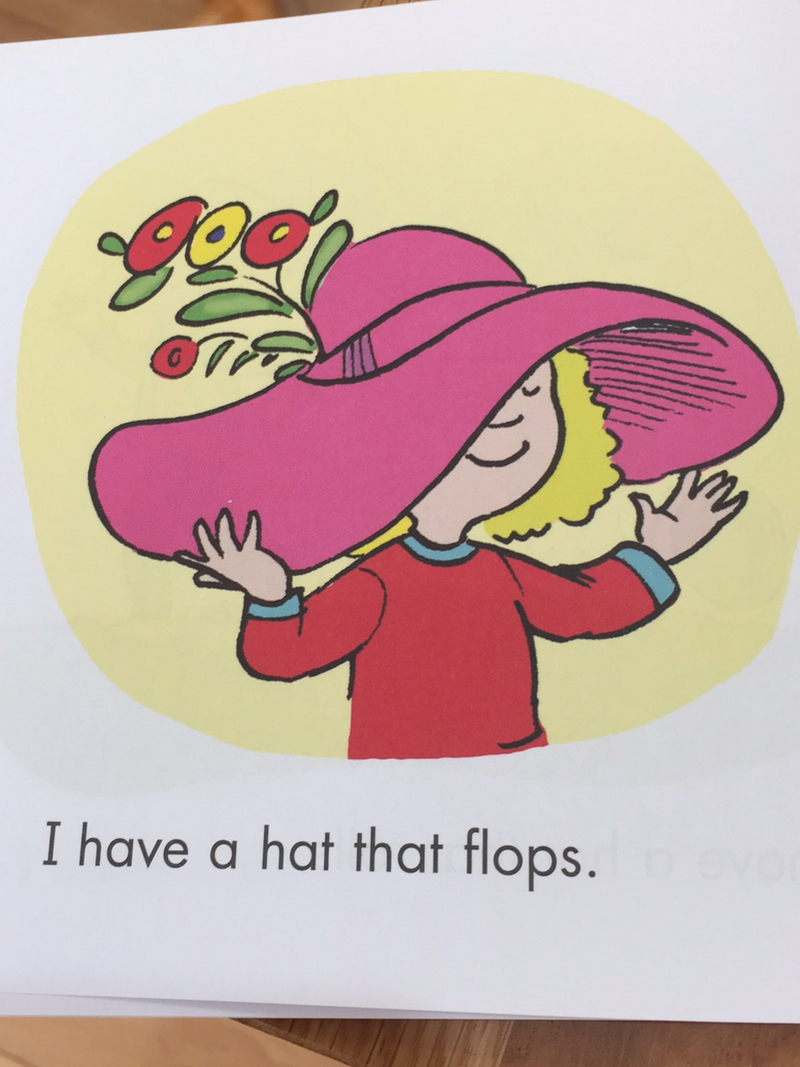 i have a hat that flops.