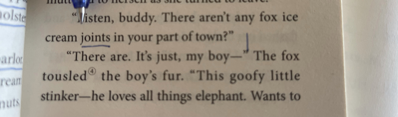 "would you please let me know the meaning of the word"joints"