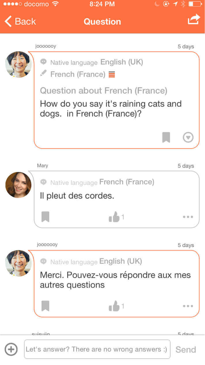 언어 학습자를 위한 무료 Q&A 앱 HiNative는 다음 분에게 추천합니다.