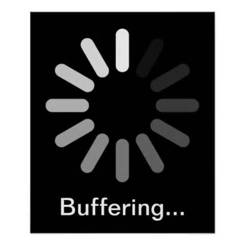 What is the meaning of "Buffering "? Question about English (UK