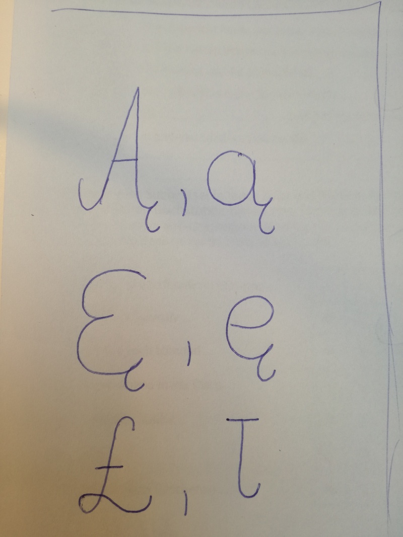How do you write letters like "ą, ę, ł"? What&#6;s the cursive form