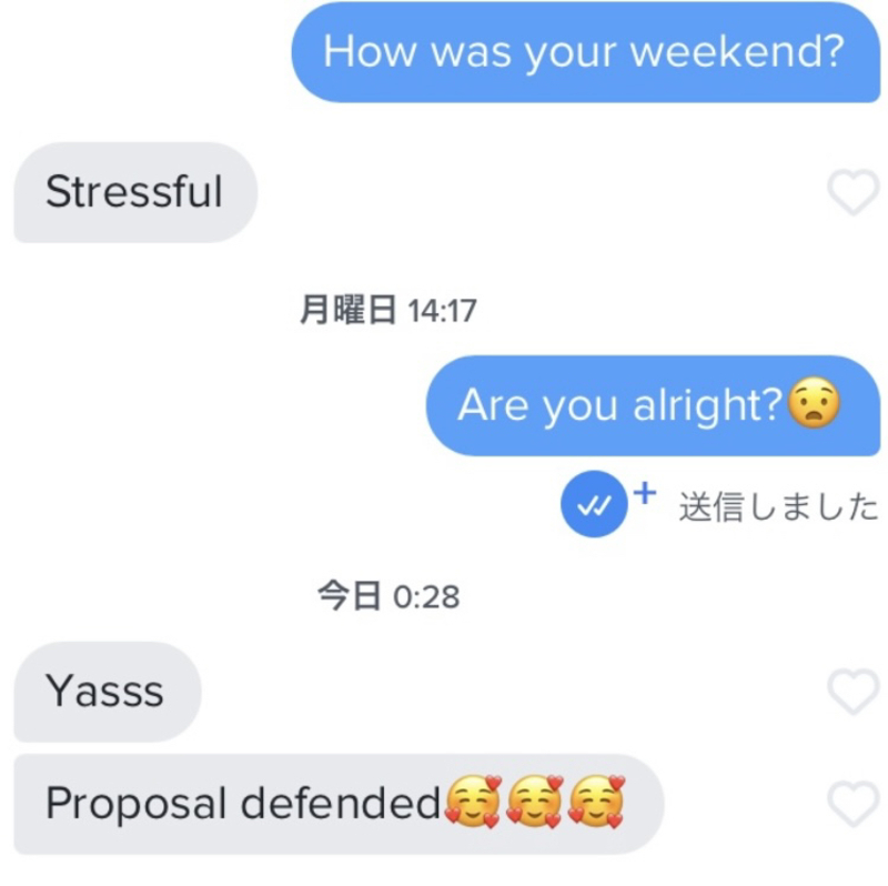 ¿Qué significa "proposal defended" en Inglés (US)? HiNative