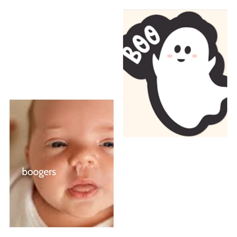 ¿Qué significa "Q what is in ghost's nose A "boogers"" en Inglés (US