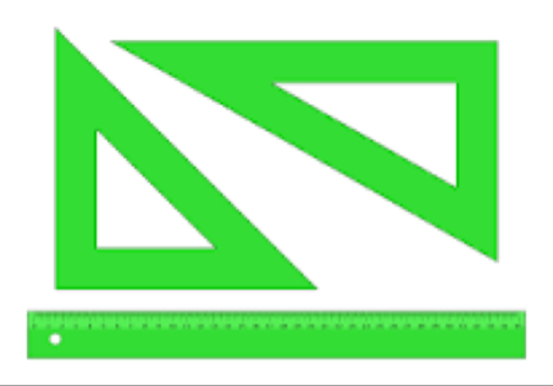 In the word " set square ", what does set mean? Does it mean " fixed