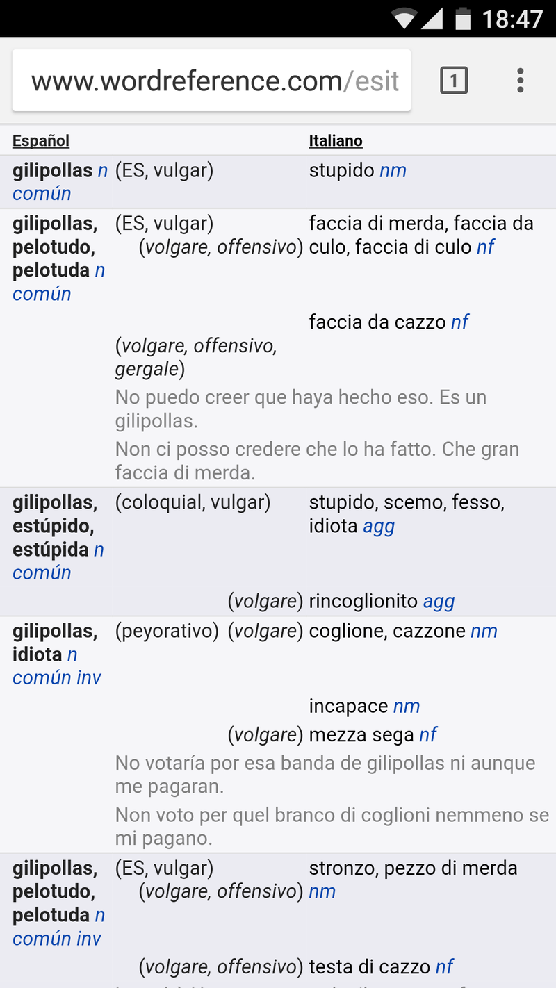 Dime algunas malas palabras en español ajajaja | HiNative