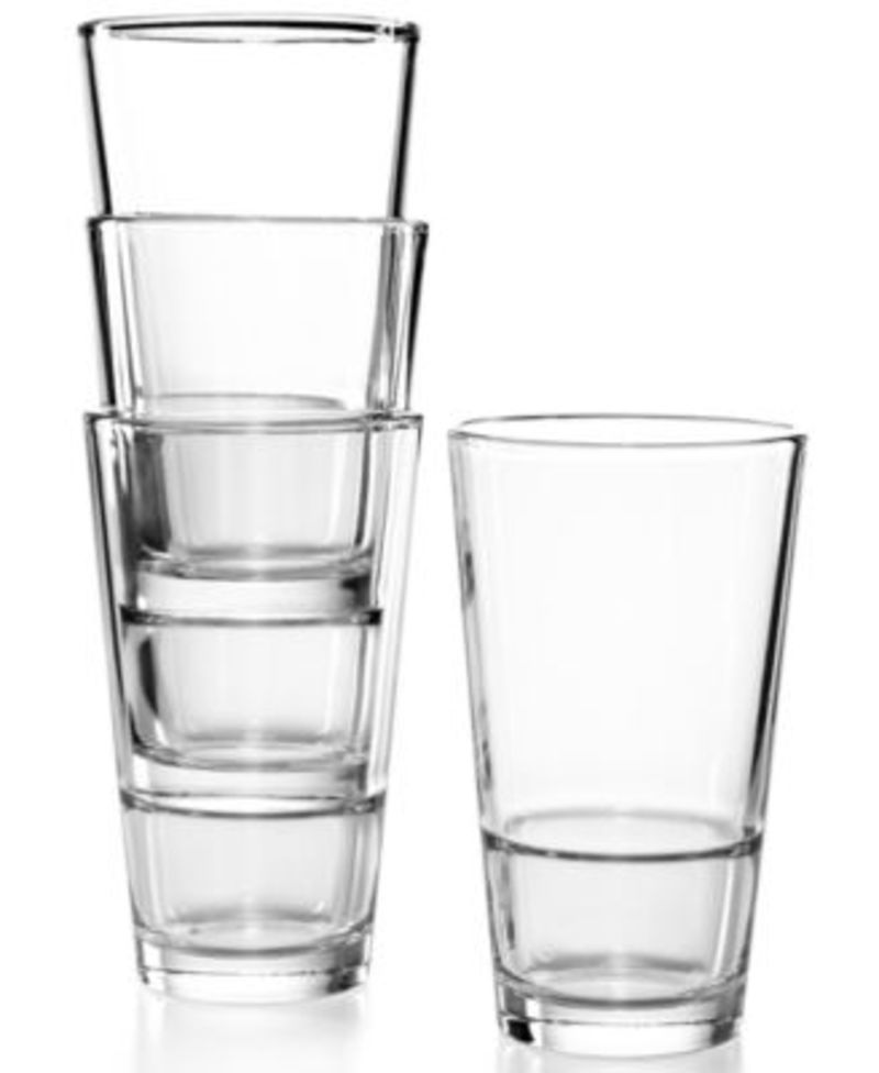What does "stack up the glasses please" mean? Question about English