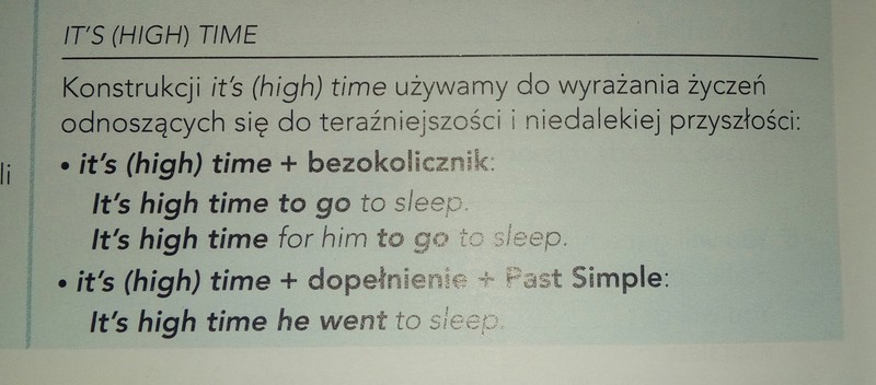 Итс ми перевод. Its High time конструкция. Its High time правило. Its about time конструкция. High about time.