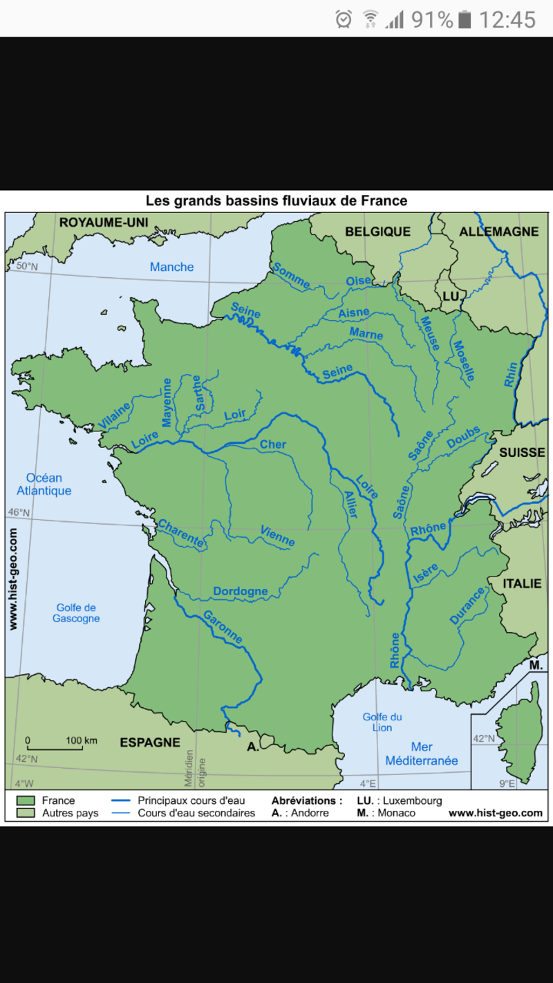 🆚What is the difference between "rivière " and "fleuve" ? "rivière " vs "fleuve" ? HiNative