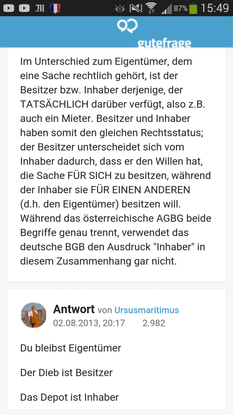 Unterschied Besitzer Und Eigentümer Auf Englisch 🆚What is the difference between "Inhaber" and "Eigentümer" and