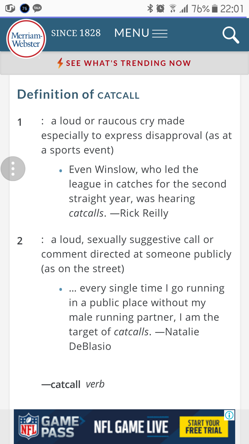 What is the difference between "catcalls" and "boos" ? "catcalls" vs