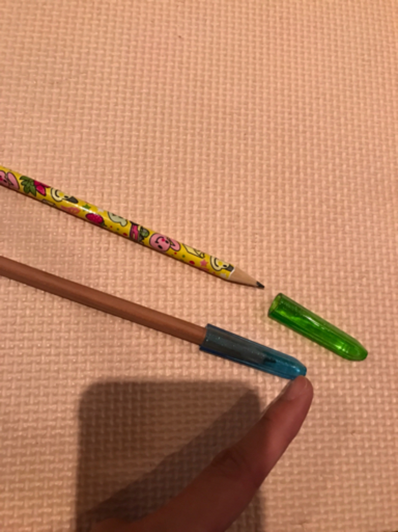 i use this to cover the top of pencils 這個在 英語 (美國) 裡怎麼