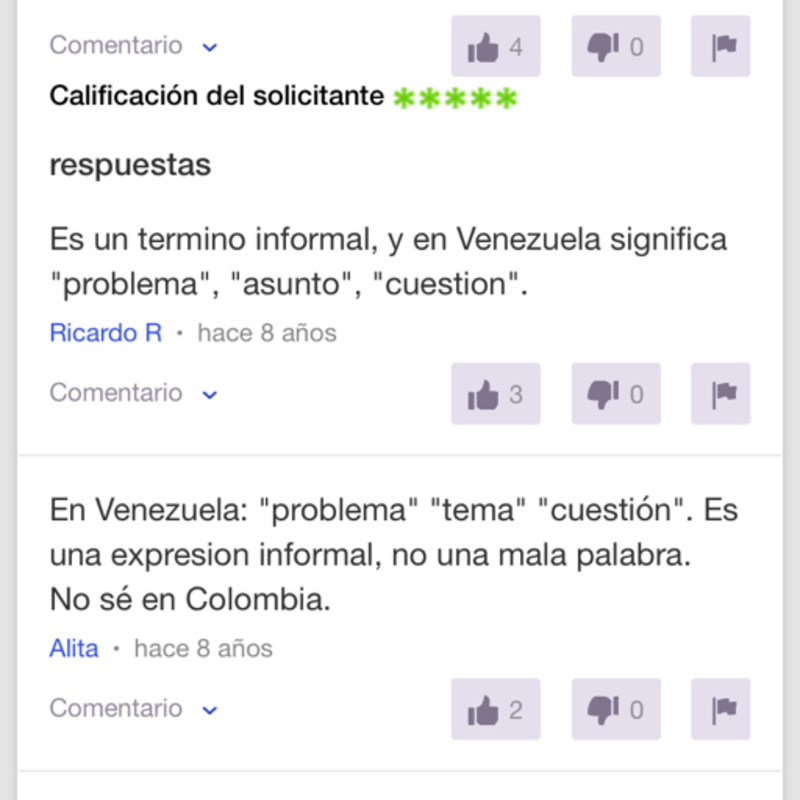 What is the meaning of "vaina"? Question about Spanish (Mexico