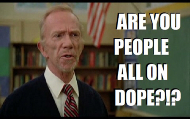 Please show me example sentences with "dope". HiNative