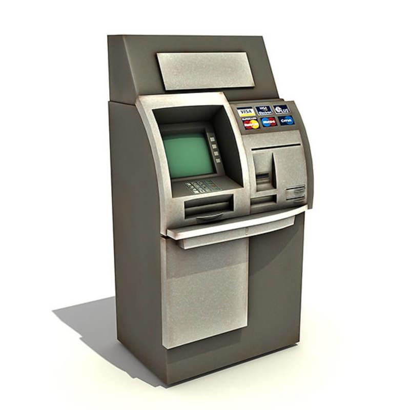 atm = automatic teller machine.