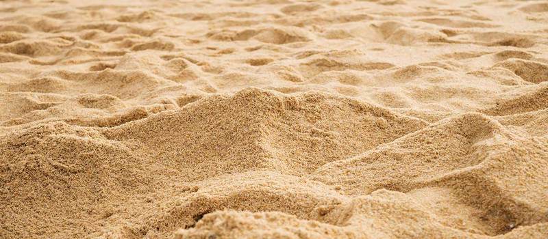 sand is the correct spelling if you mean what is in this photo