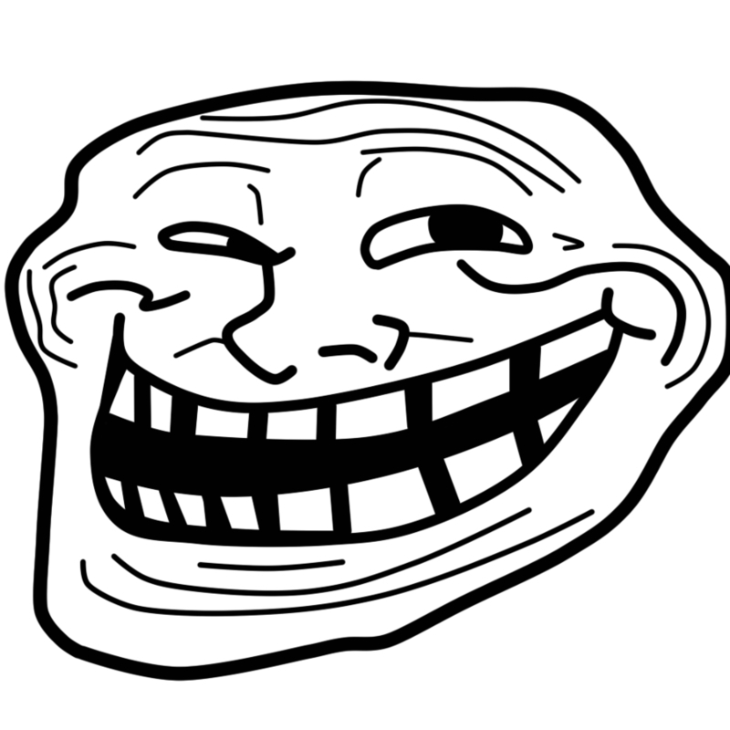 What does trollface mean in English? | HiNative