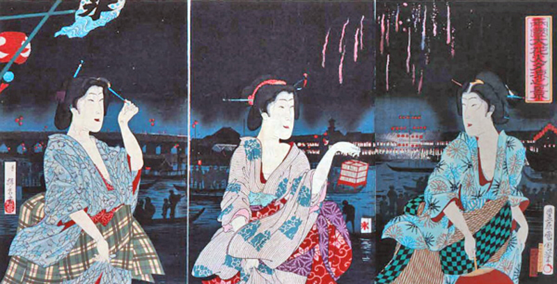 Genki Japanese and Culture School - Fireworks festival and yukata wearing