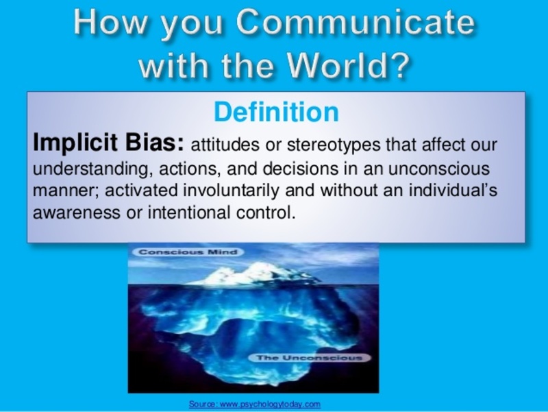 What Is The Meaning Of "implicit Bias"? - Question About English (US ...