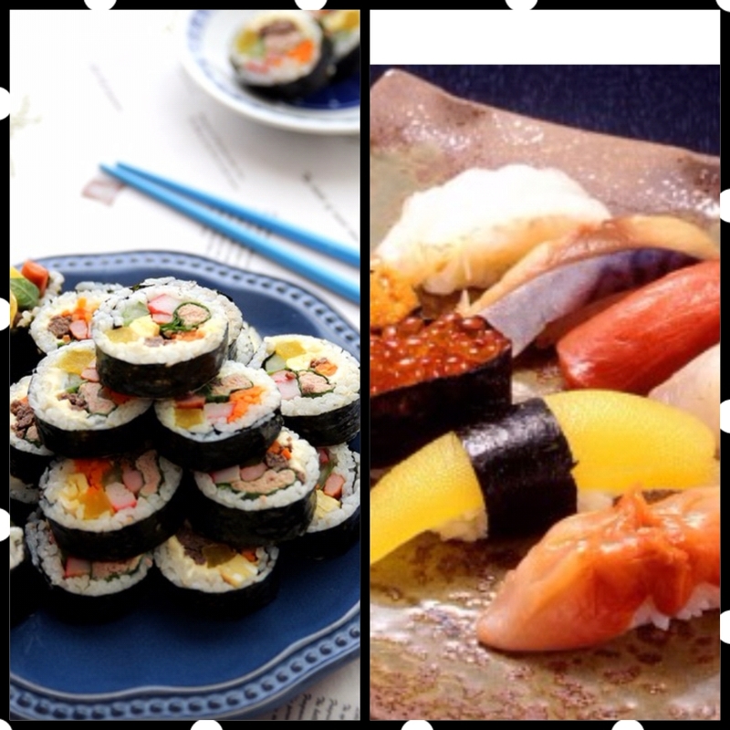what's the difference between Japanese Sushi and Korean Kimbap? HiNative