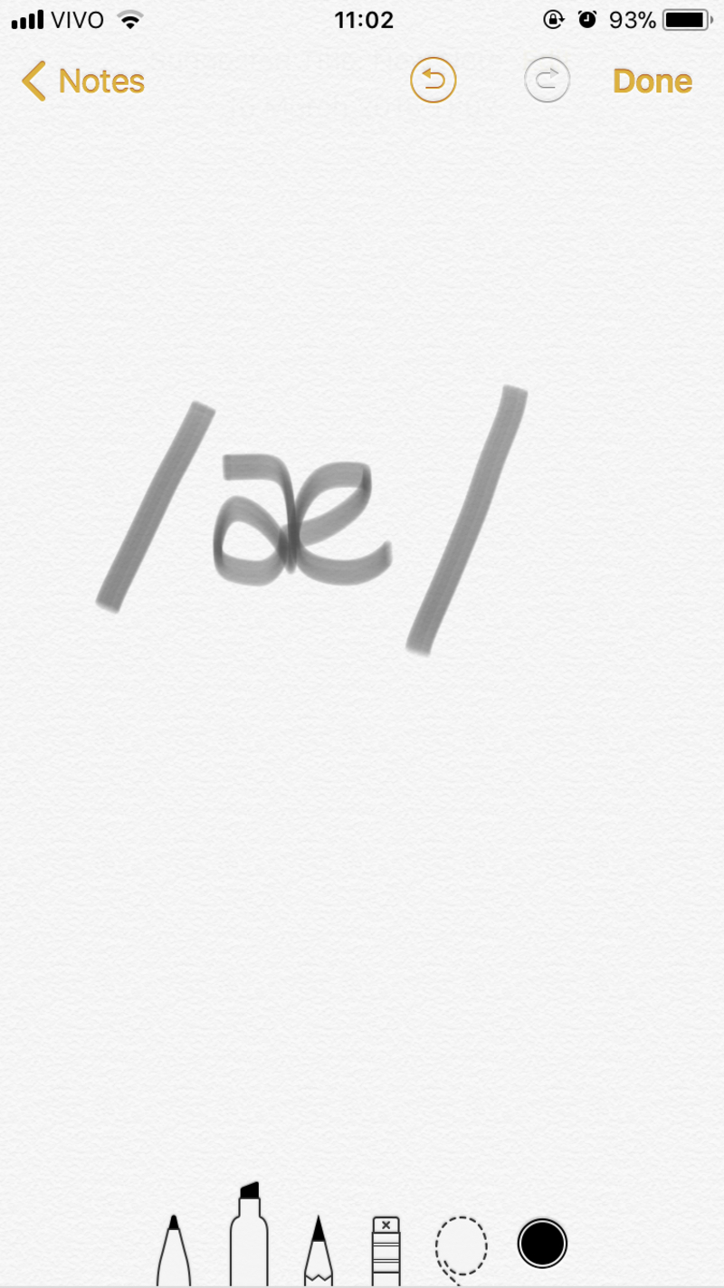 How do you write this /æ/? HiNative