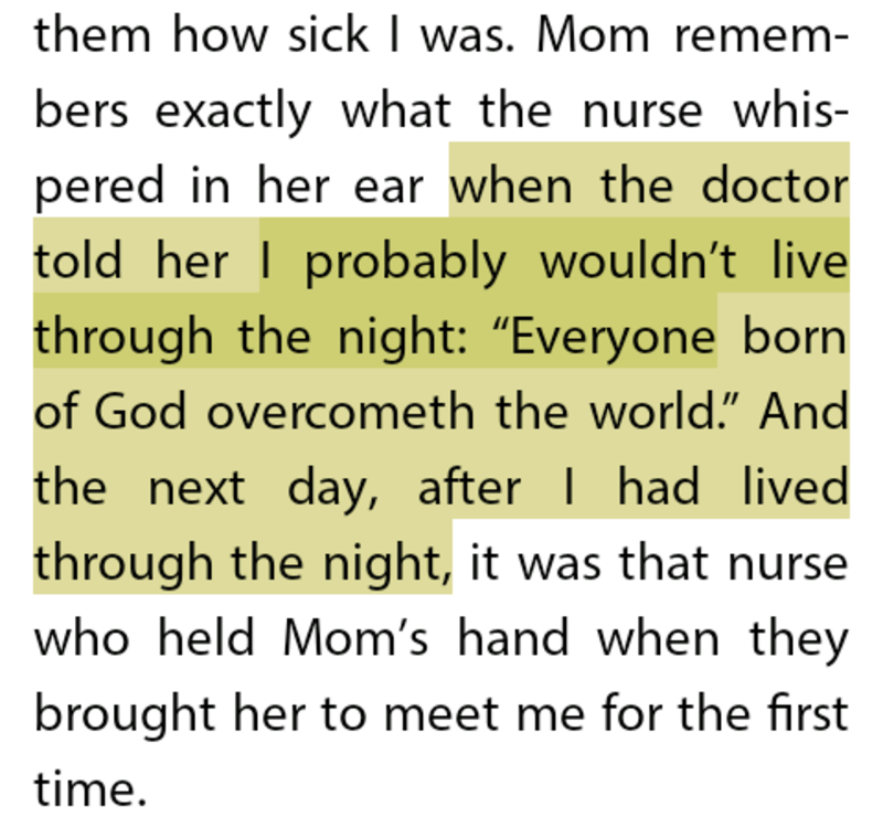 everyonebornofgodovercomeththeworld是什么意思