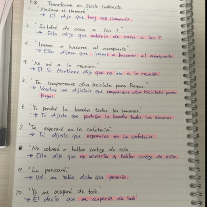 What is the meaning of "Ella nos dijo "Nos casamos hace 12 años