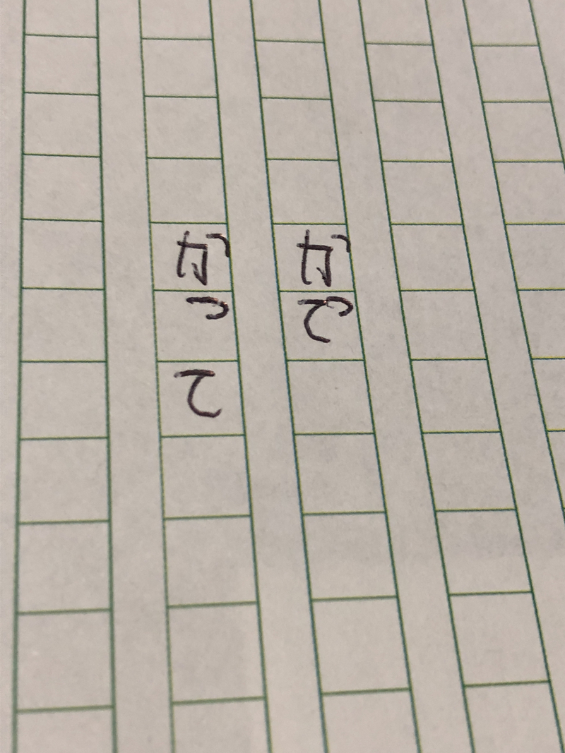 How do you say "when writing on genkouyoushi where do i put the small