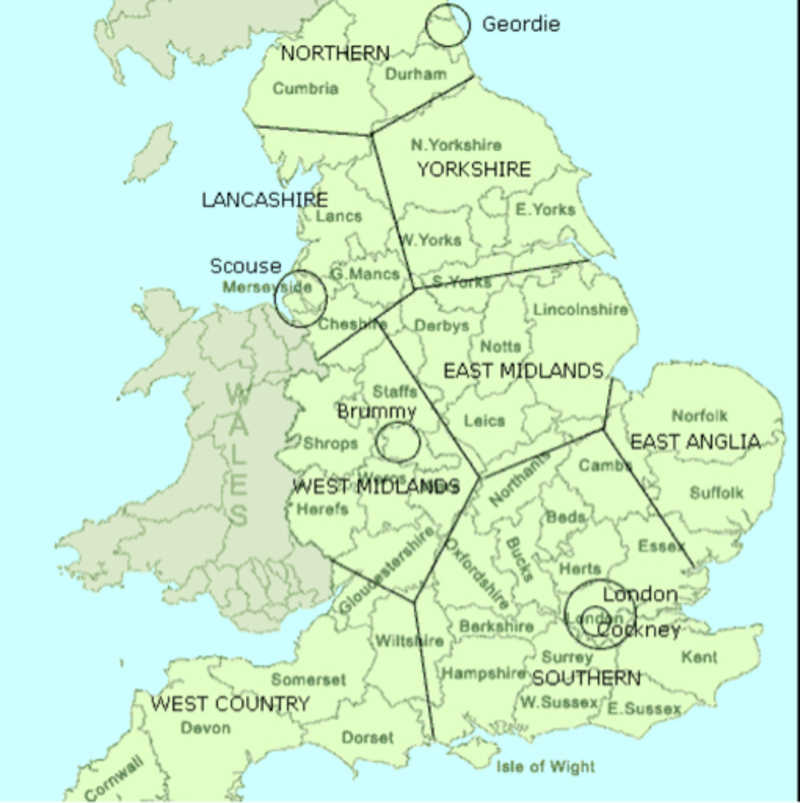 1.What is the accent used by the cast of 'The Only Way is Essex'? 2