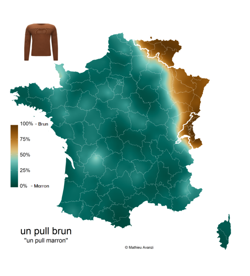 How do you say "I have brown hair and brown eyes." in French (France)? HiNative