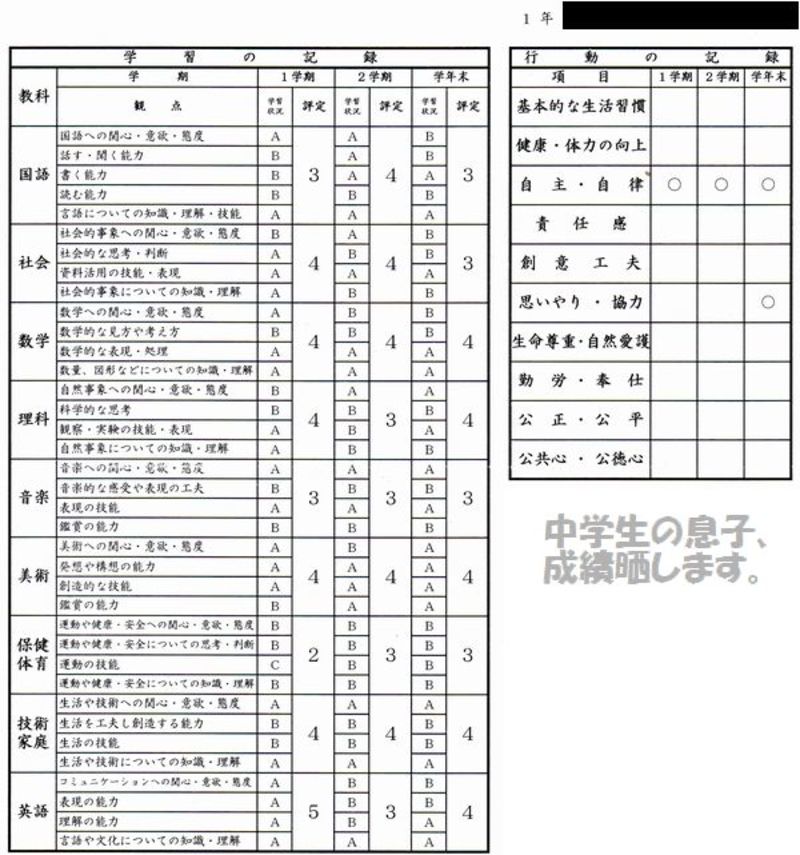 成績は五段階評価で三やニばかり 是什么意思 关于日语 Hinative