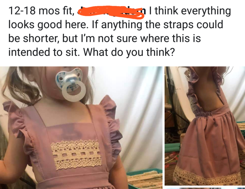 What is the meaning of "If anything the straps could be shorter, but I