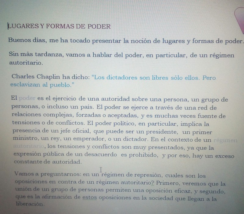 de coregir este texto por favor? }} 这个在 西班牙语 (西班牙)