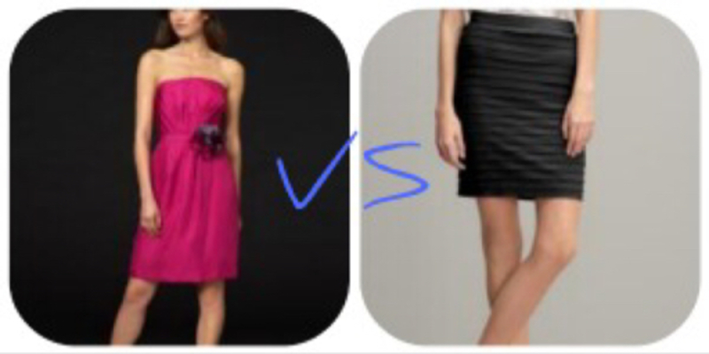 🆚What is the difference between dress and skirt ? dress vs