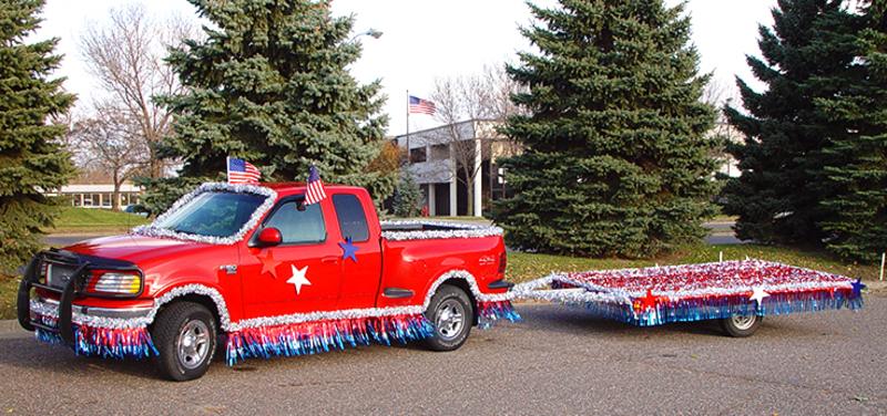 Decorating A Pickup Truck For Parade | Shelly Lighting