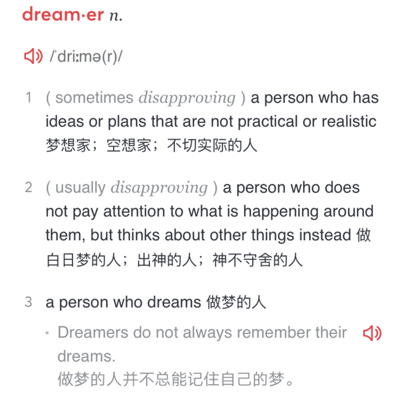 What do you call a person who dreams a lot?