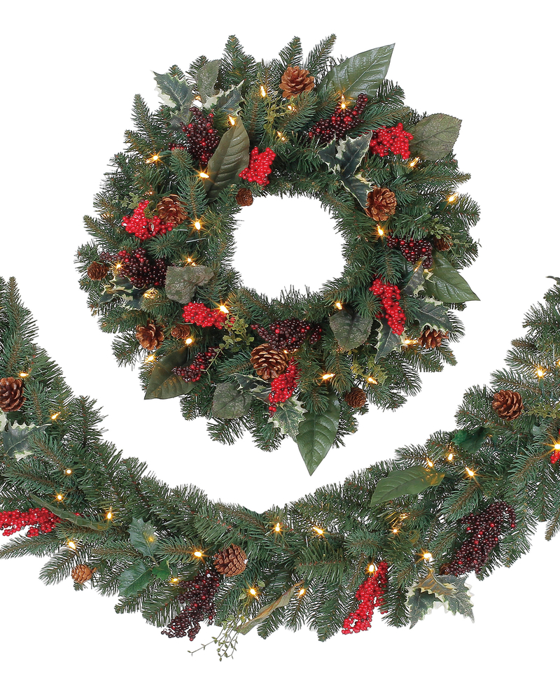 请教我一个使用 garland 的例句. 最好是在日常生活中经常使用的句子.