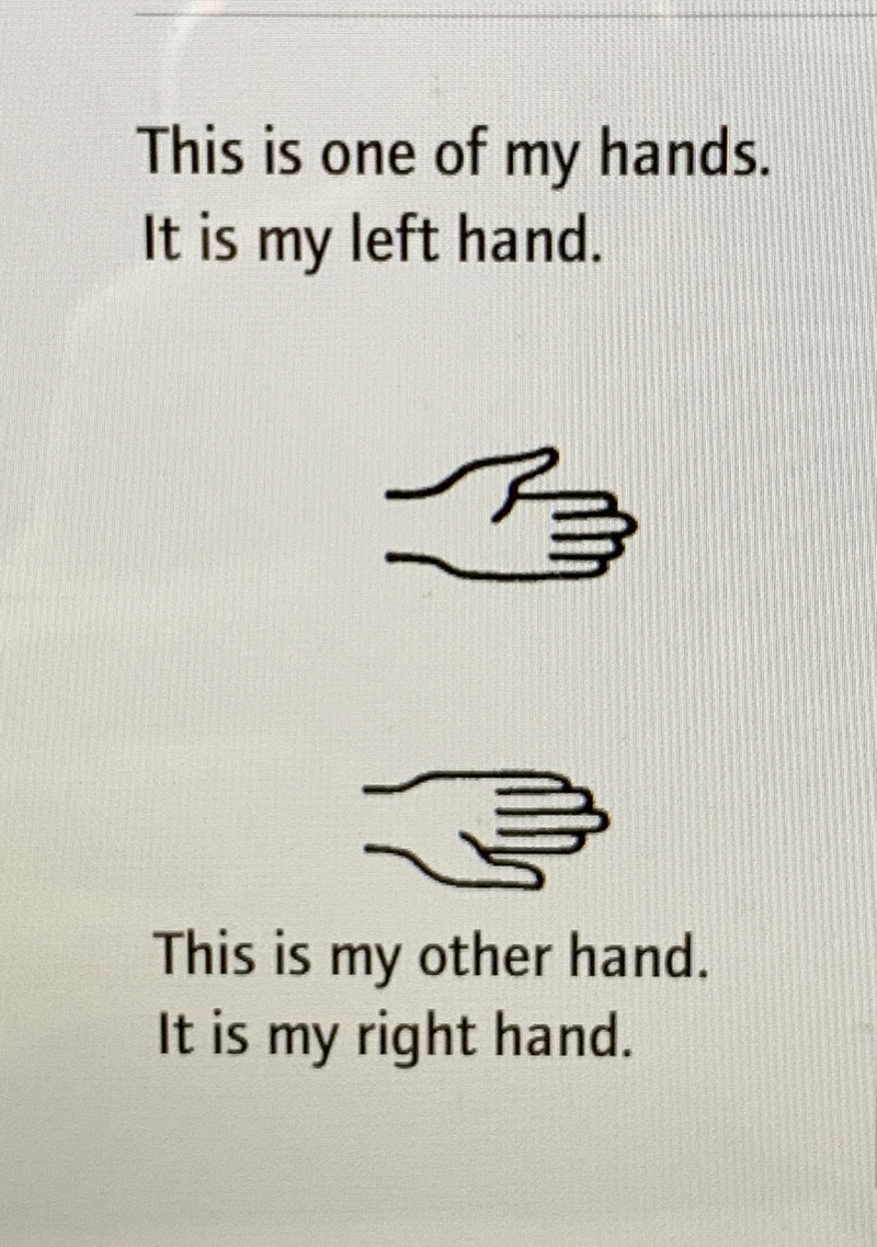 "this is my other hand" 和 "this is my the other hand" 和有什么