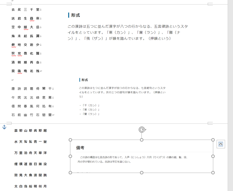 最近は少し日本人のよく学ぶ漢文に触れました 日本人も我々中国人と同じように学校では 漢文 漢詩 など古い中国語をまなんでいるらしいです 普通の文章ならともかく 詩にはリズム イントネーション 韻律などが大事だと思います 日本にも 漢字の押韻に熱中する人