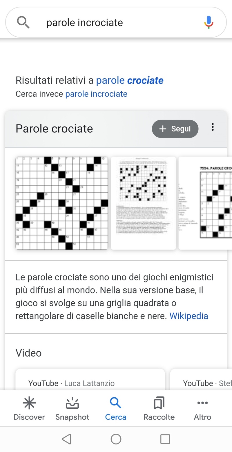 Parole crociate: il gioco enigmistico più amato - Giochi STARS