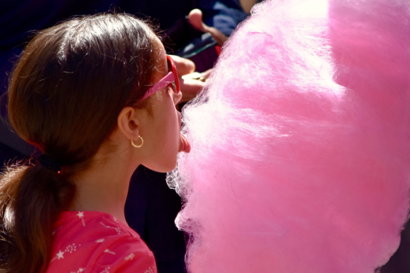 candy floss or cotton candy? thank you