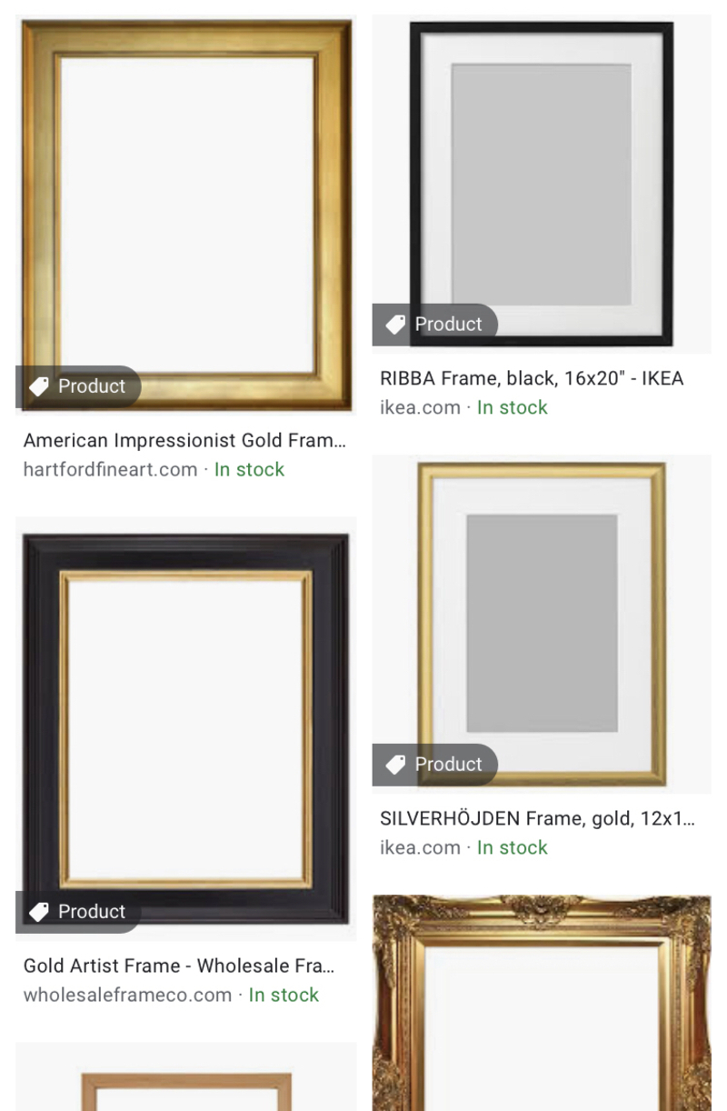 RIBBA Frame, black, 16x20 - IKEA