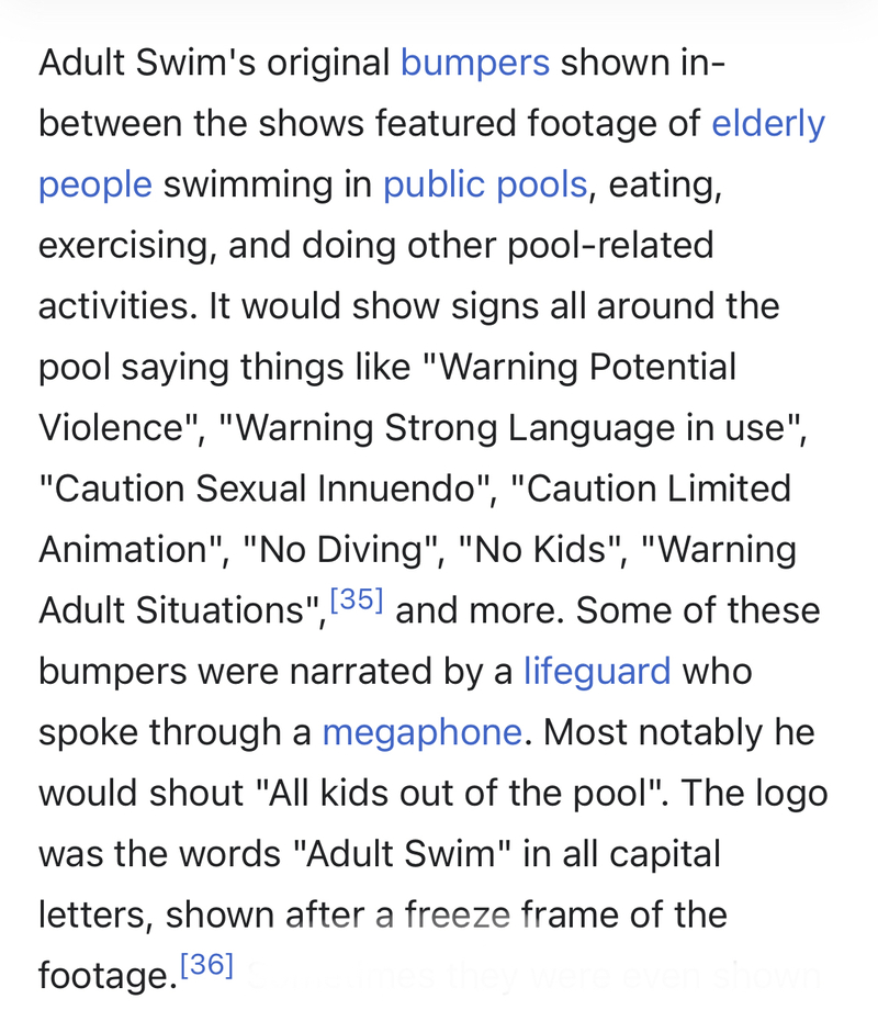 Meaning adult swim Adult Swim