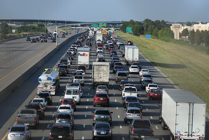 what-is-the-meaning-of-traffic-was-backed-up-for-miles-on-the-freeway