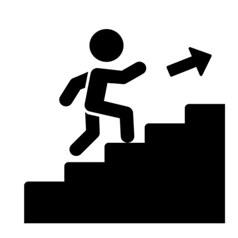 ""i go up" and "i go down". z.b.