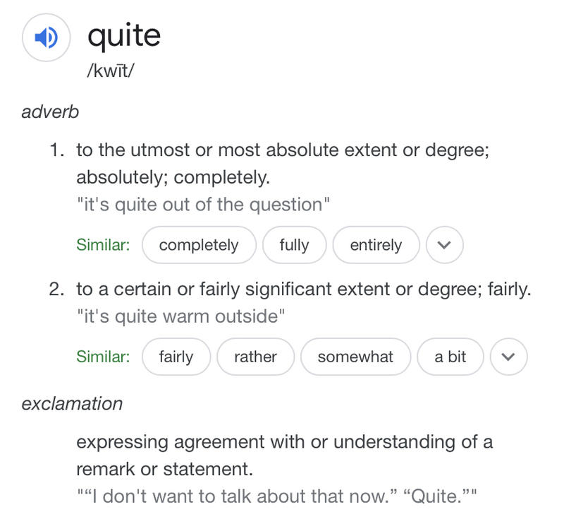 "often" 和 "quite often " 和有什么不一样？ HiNative