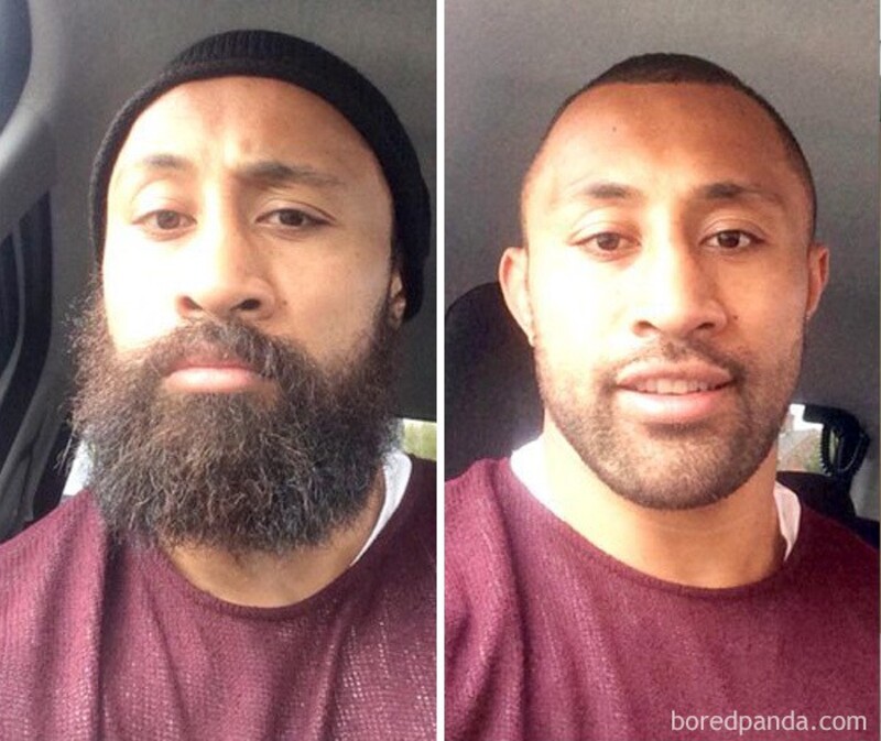 После бритья бороды. До и после бритья бороды. Мужчины до и после бритья бороды. Борода до и после. Люди с бородой до и после.