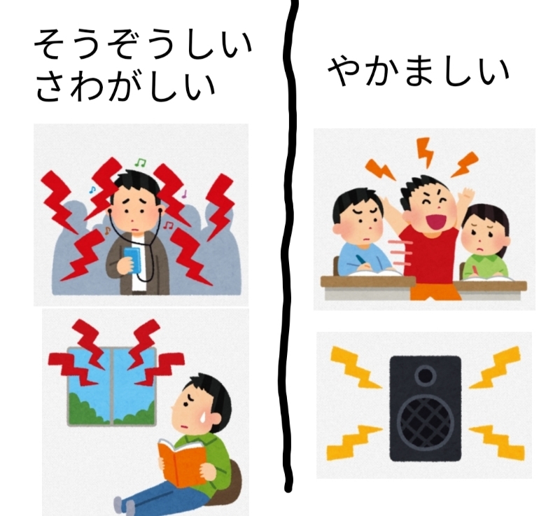 What Is The Difference Between さわがしい And やかましい And そうぞうしい さわがしい Vs やかましい Vs そうぞうしい Hinative