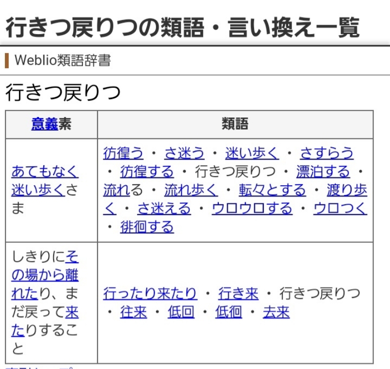 行きつ戻りつ と 行ったり戻ったり はどう違いますか Hinative